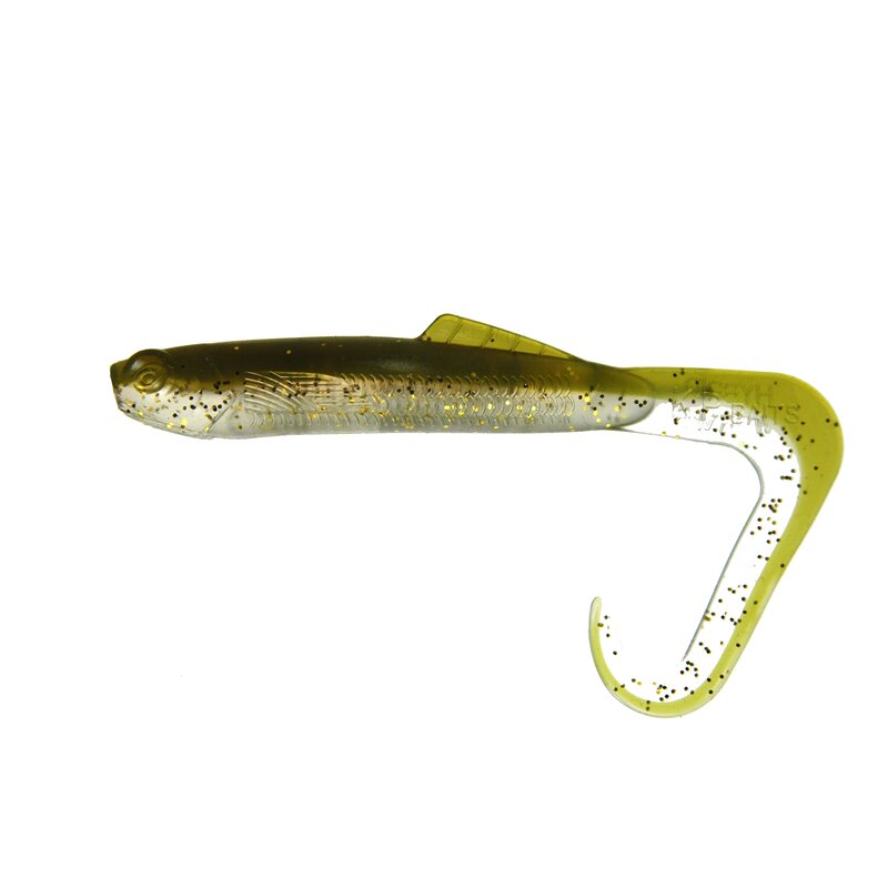 K.P Baits Hybrid Worm Twister 3" 7,5 cm 5 Stück Brown Ghost