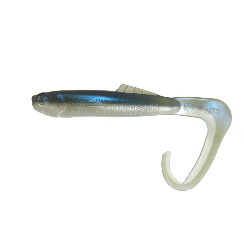 K.P Baits Hybrid Worm Twister 3" 7,5 cm 5 Stück Blue Boy