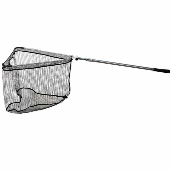 U-Kescher gummiert 2,25m silber metallic