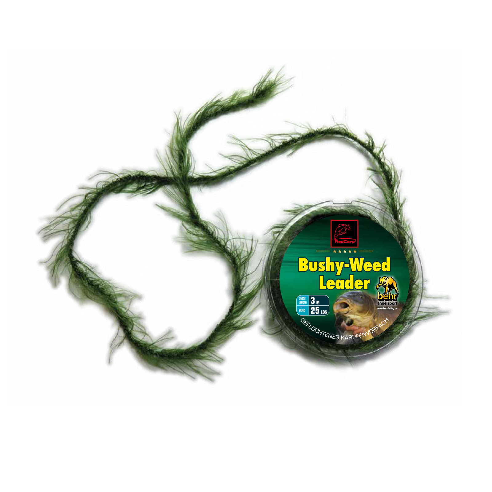 Bushy Weed Vorfach Karpfen RedCarp Behr 3m Rolle Spule